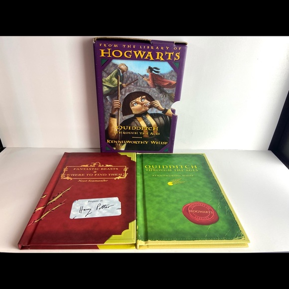 Harry Potter: Complete Books Set wt Hogwarts - Picture 5 of 8